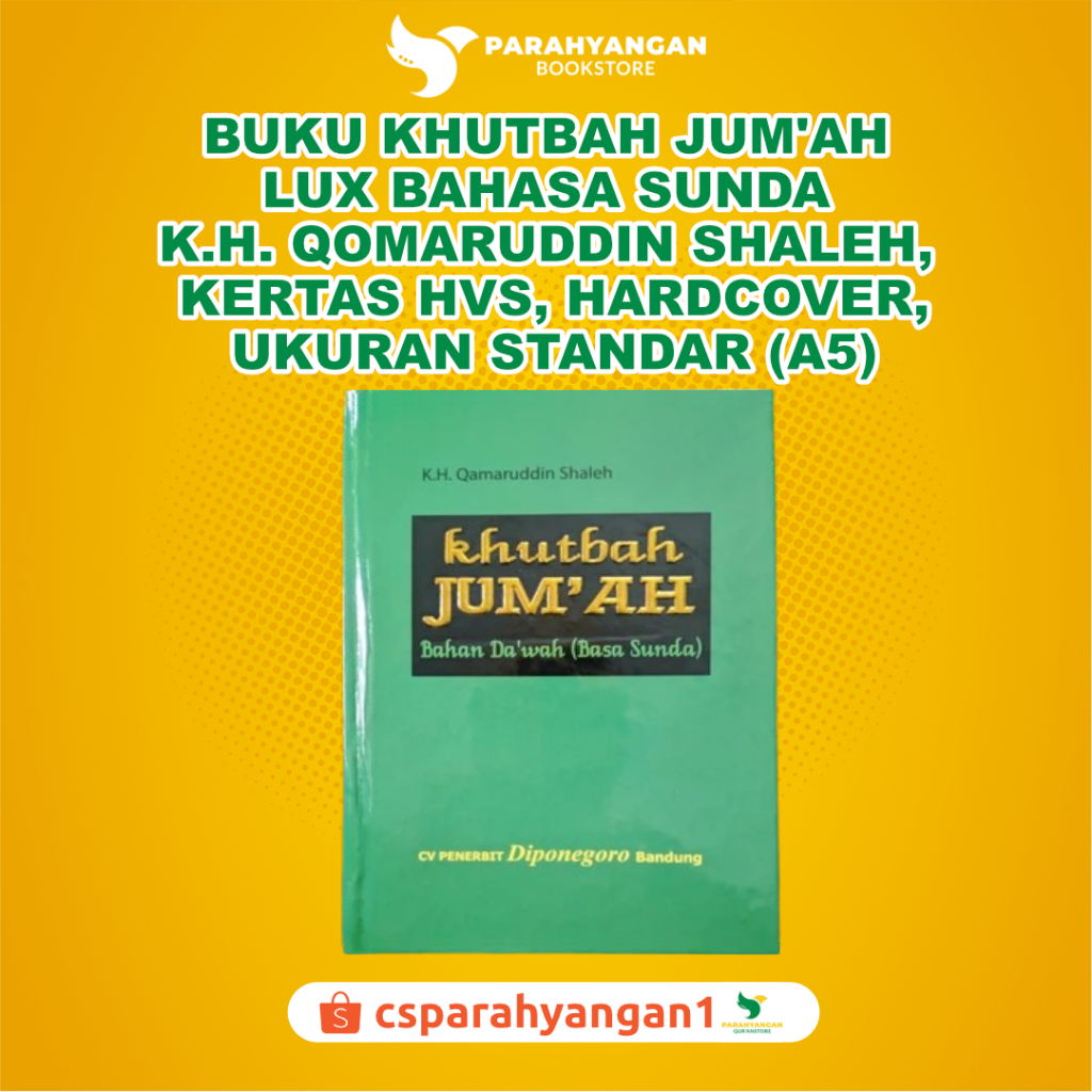 Jual BUKU ISLAM PEDOMAN KHUTBAH JUM'AH LUX BAHASA SUNDA K.H. QOMARUDDIN ...