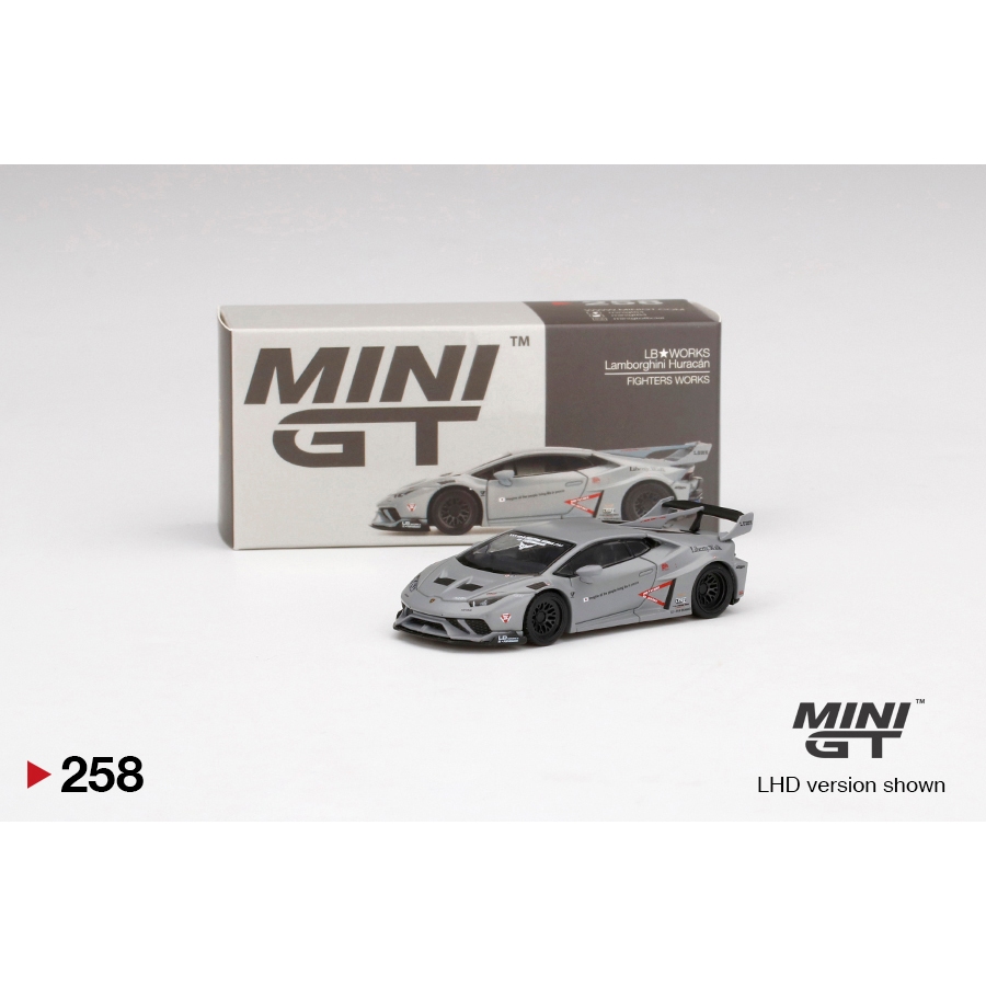 Jual Mini GT 258 LB Works Lamborghini Huracan GT Fighter Works Grey ...