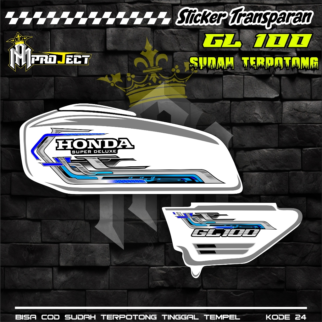 Jual STICKER STRIPING GL 100 UV TRANSPARAN KODE 24 BAHAN MAXDECAL ...