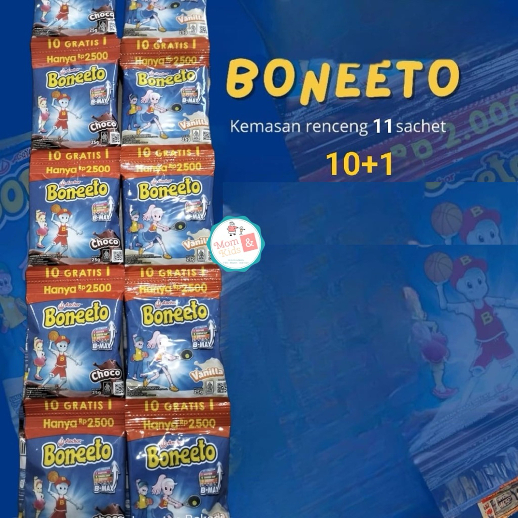 Jual BONEETO VANILA COKLAT 25GR X 10 SACHET | BONEETO BONETO SACHET ...