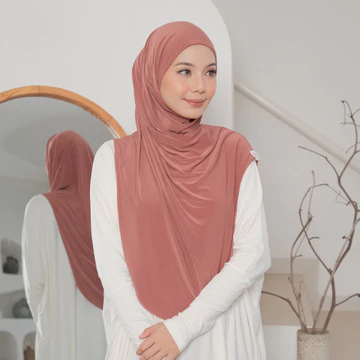 Pastellascarf Marwa Instant Hijab Oval Softpet Syar’I Bahan Jersey