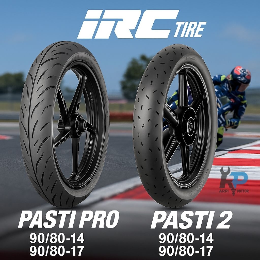 Jual Ban IRC Pasti Pro & Pasti 2 90/80-14 & 90/80-17 Ban Racing ...