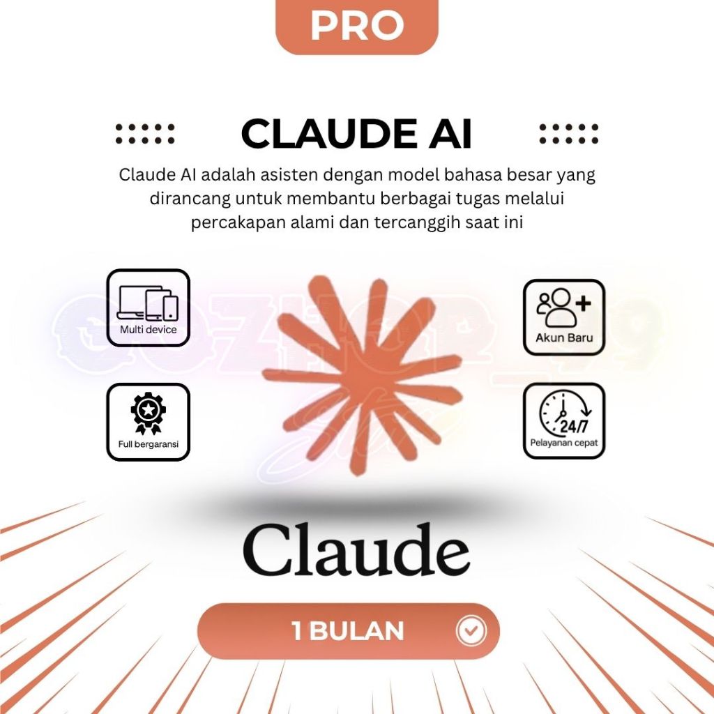 Jual Claude Ai - Lebih Canggih dari CHAT GPT Claude 4.1 Opus + Claude 4 ...