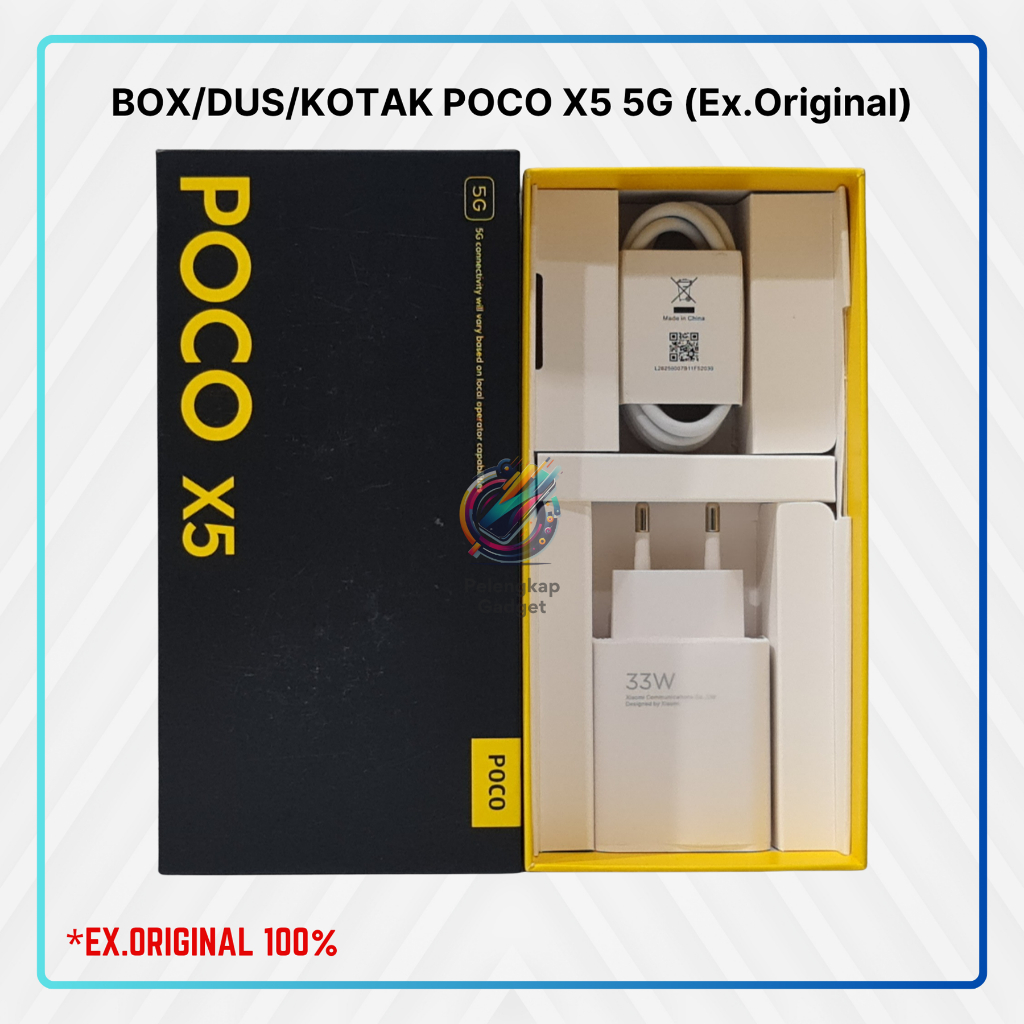 Jual BOX/DUS/KOTAK For POCO X5 5G (Ex.Original) | Shopee Indonesia