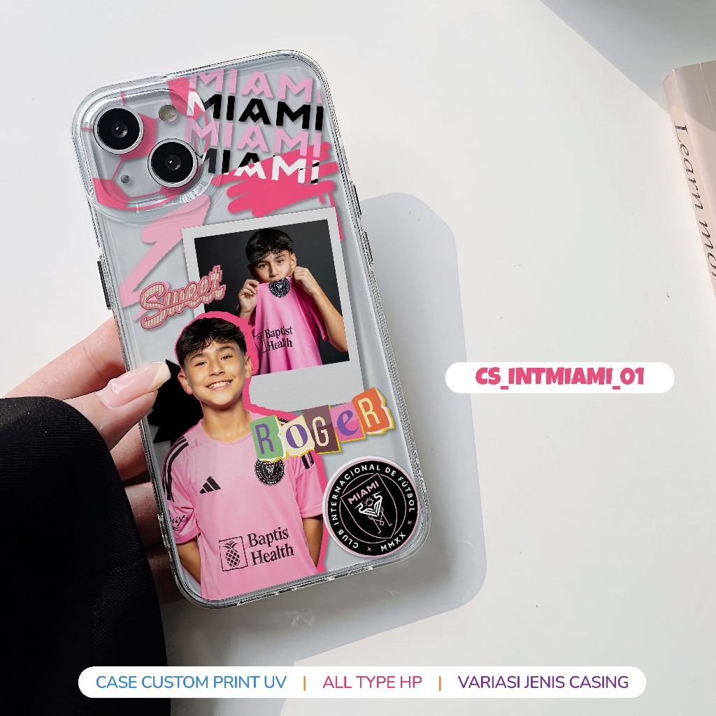 Jual Case Custom Inter Miami U13 – Desain Jersey Pink Roger Jr / Bauti ...