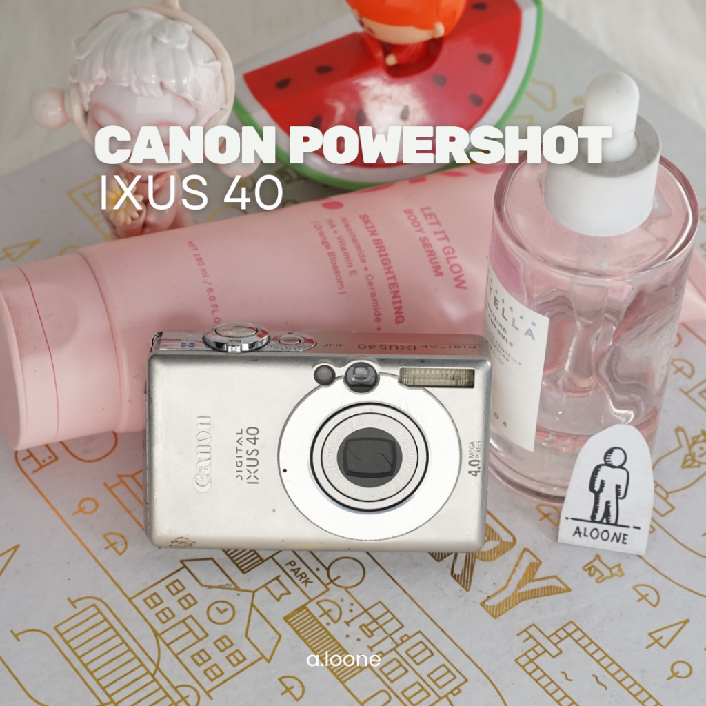 Jual CANON IXUS 40 DIGICAM SILVER FLASH OFF — KAMERA COMPACT KLASIK ...