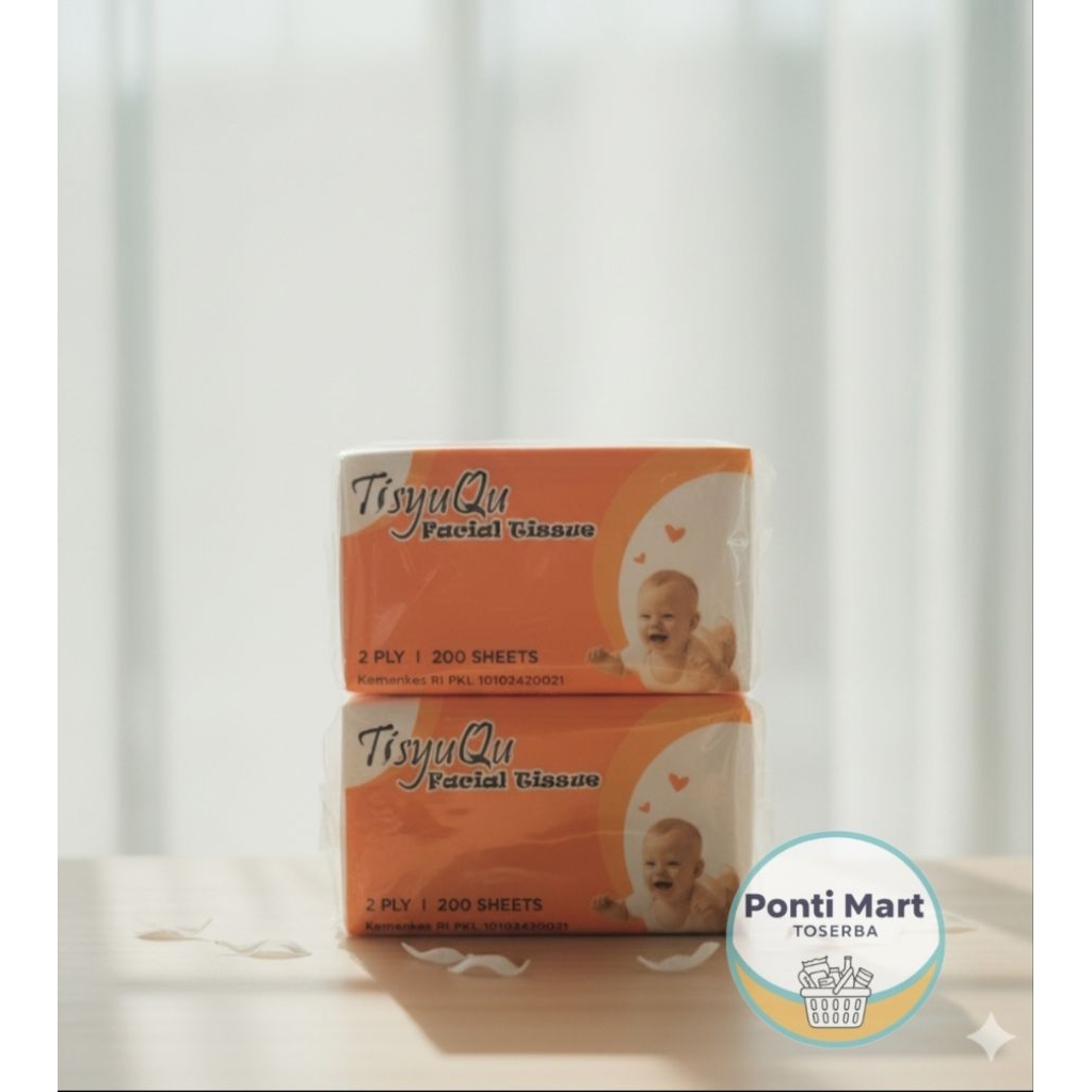 Jual TISU TISYUQU FACIAL TISSUE 200 SHEET 2 PLY | Shopee Indonesia
