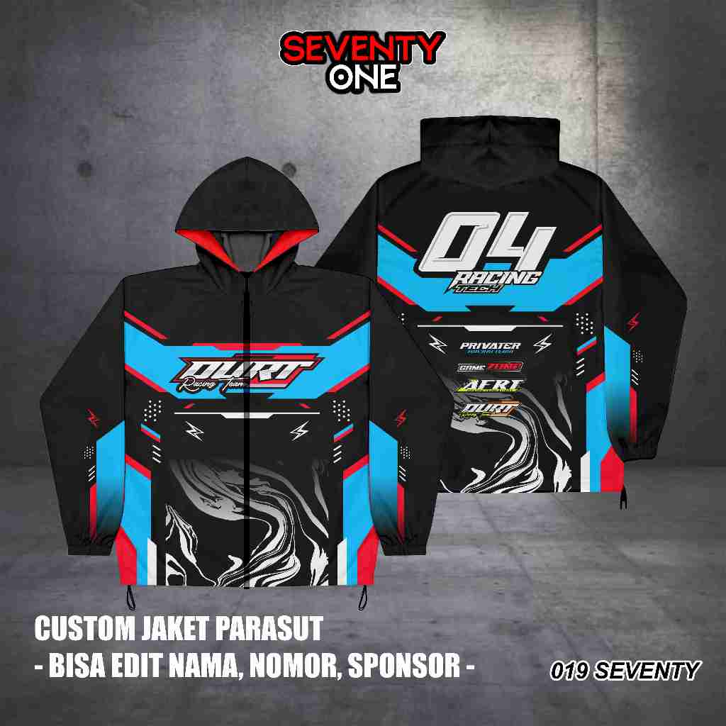 Jual JAKET RACING DESAIN BEBAS REQUEST MOTIF JAKET PARASUT/JAKET RACING ...