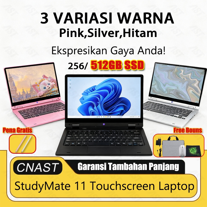 Jual [7 unit terakhir] CNAST Laptop Intel StudyMate touchscreen 11 inch ...