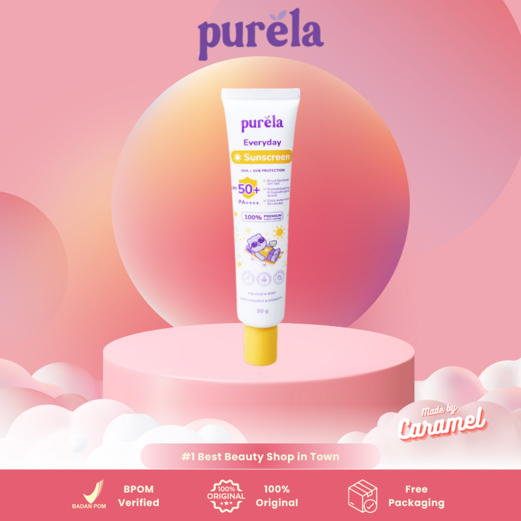 Jual PURELA Baby Physical Sunscreen Anak SPF 50+ PA++++ (Water ...