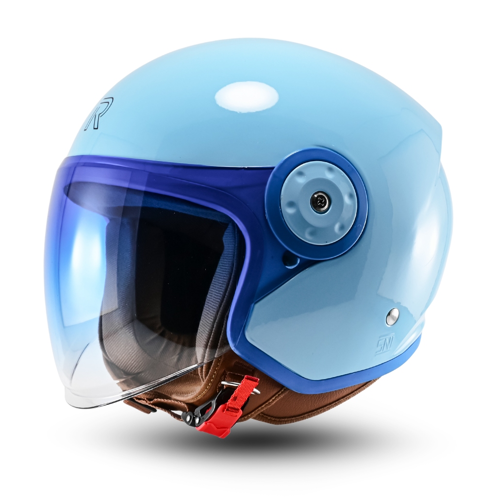 Jual Helm R-SIX Verona Retro Helem Bogo Cewek Cowok SNI Half Face ...
