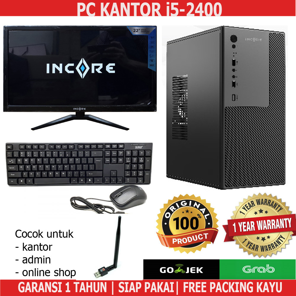 Jual PC RAKITAN KANTOR/ADMIN/SEKOLAH i5-2400/2500 RAM 16GB / PC ...