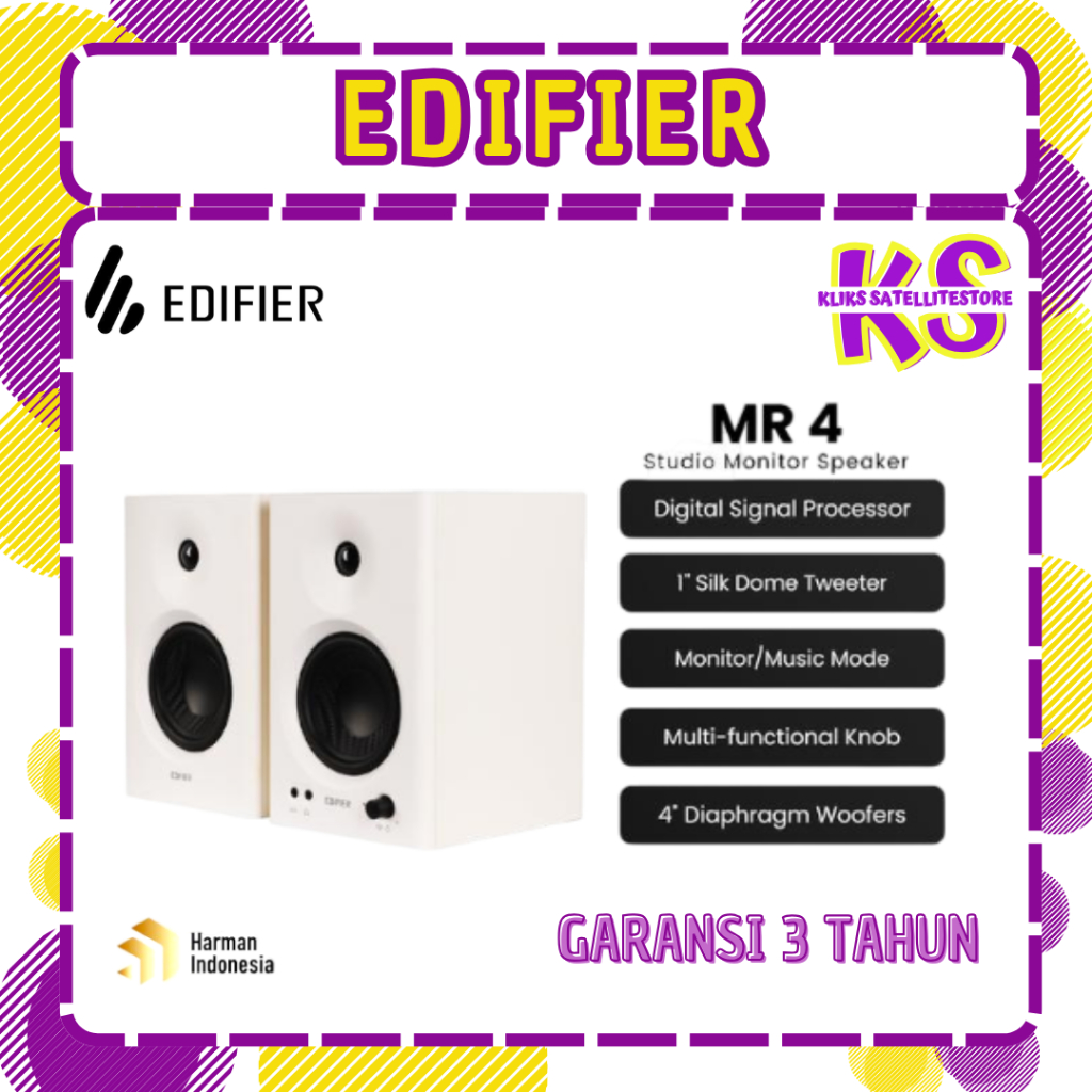 Jual EDIFIER MR 4 Studio Monitor Speaker | Shopee Indonesia