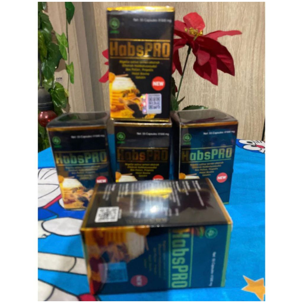 Jual HABSPRO ORIGINAL ISI 55 KAPSUL | Shopee Indonesia