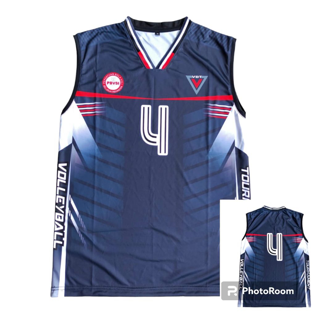 Jual Jersey voli singlet pria/Kaos voli singlet cowo/Baju Voli
