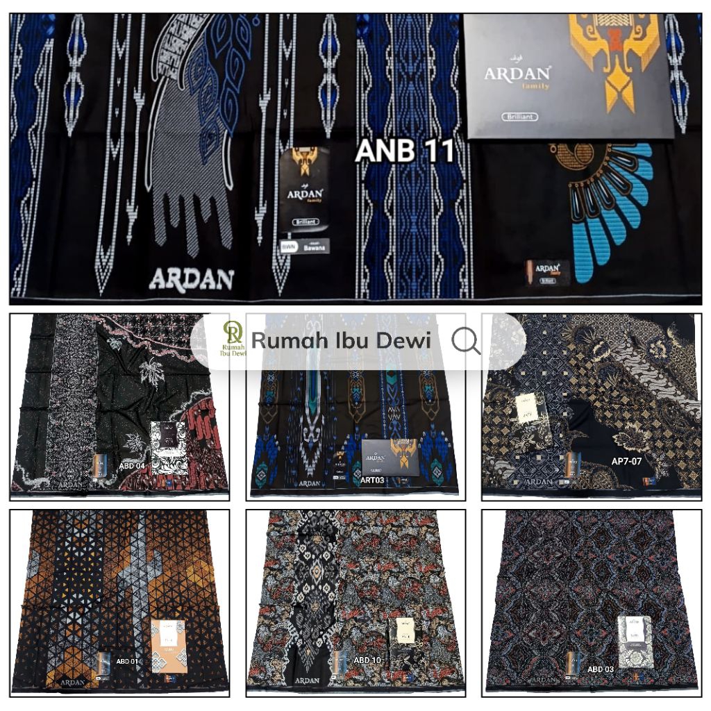 Sarung Ardan Family Briliant Batik Terkini