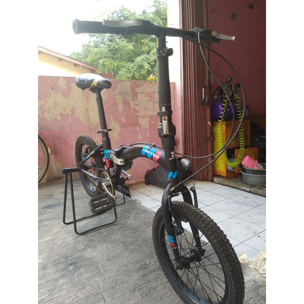 Jual Sepeda Lipat United Stylo UK 16 Inch Siap Pakai | Shopee Indonesia
