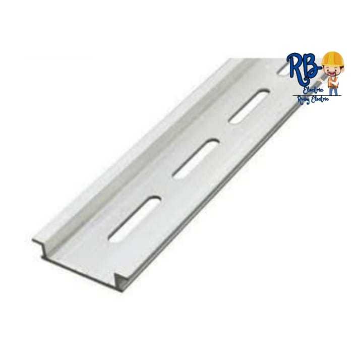 Jual REL MCB ALUMUNIUM 1 FUNGSI-0,9mm / DIN RAIL MCB 1 FUNGSI / RELL ...