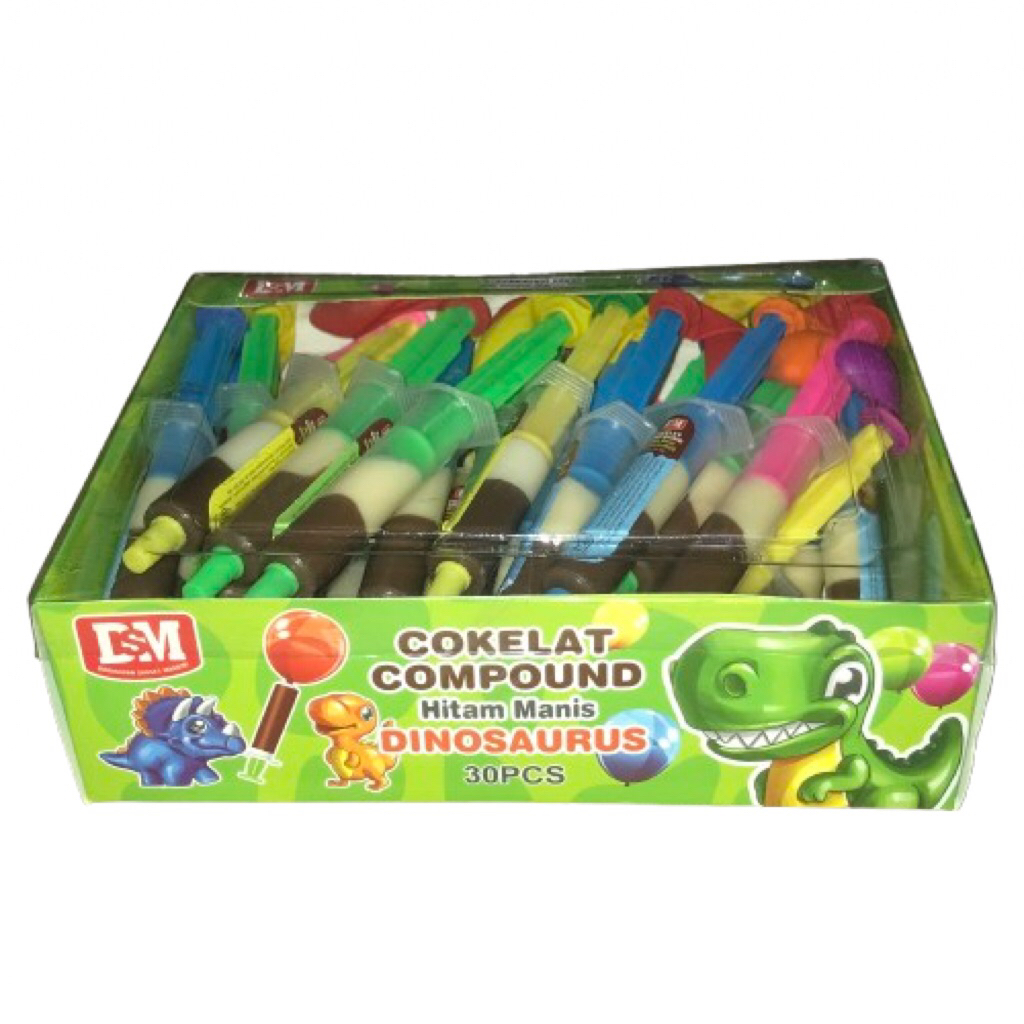 Jual 1PAK ISI 30PCS!! CHOCOLATE COMPOUND DSM Suntikan + balon | Shopee ...