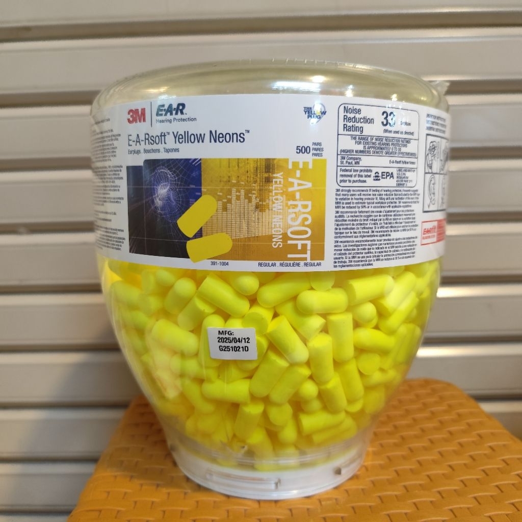 Jual 3M E-A-Rsoft Yellow Neons – Earplug 500 Pairs (ORIGINAL) | Shopee ...