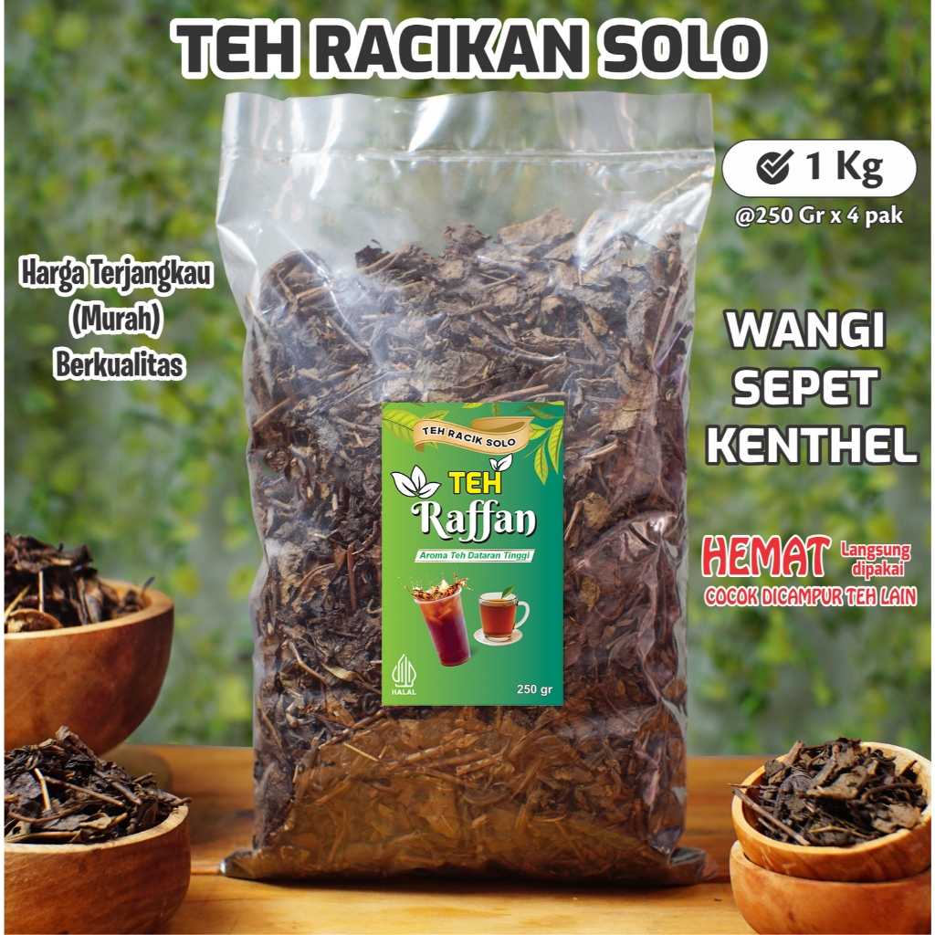 Jual TEH RAFFAN 1Kg, TEH RACIKAN KHAS SOLO, Teh Kiloan, Cocok untuk ...
