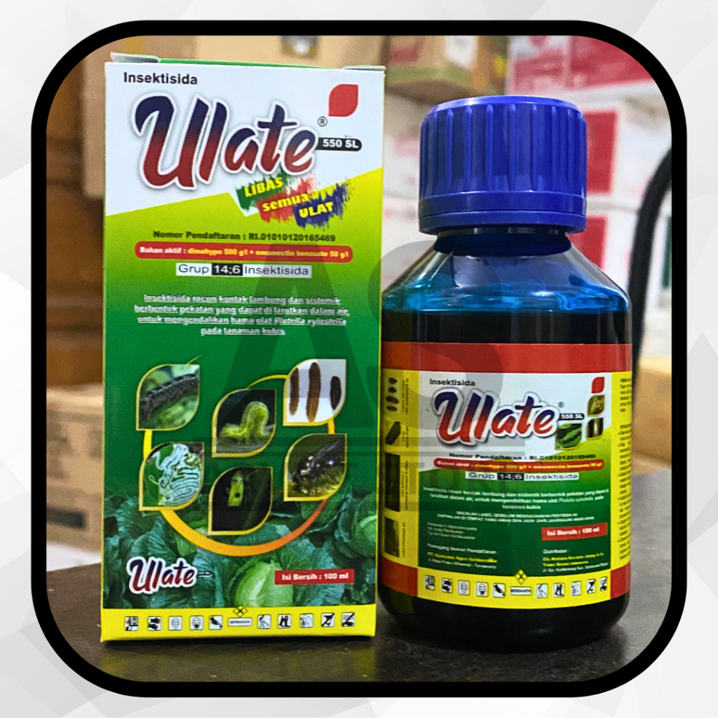 Jual Insektisida Ulate 100ml Bahan Aktif Dimehypo + Emamektin Benzoat ...