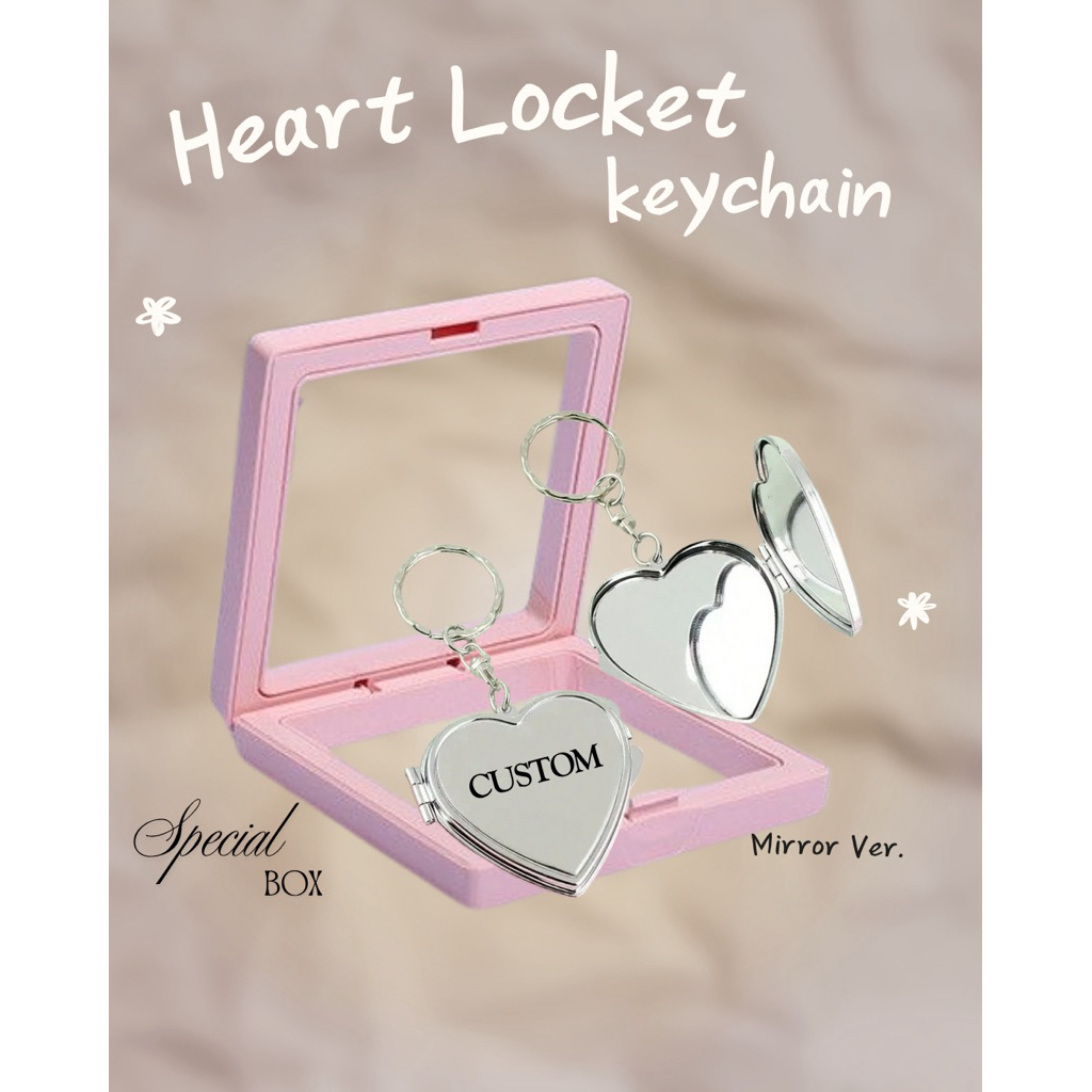 Jual Heart Locket Mirror/Gantungan/Kaca | Shopee Indonesia