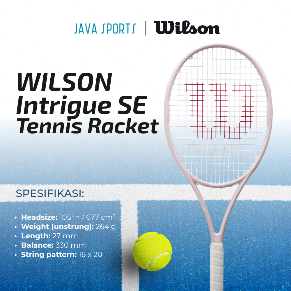 Jual Raket Tenis Wilson Intrigue SE Sakura Pink Tennis Racket | Shopee ...