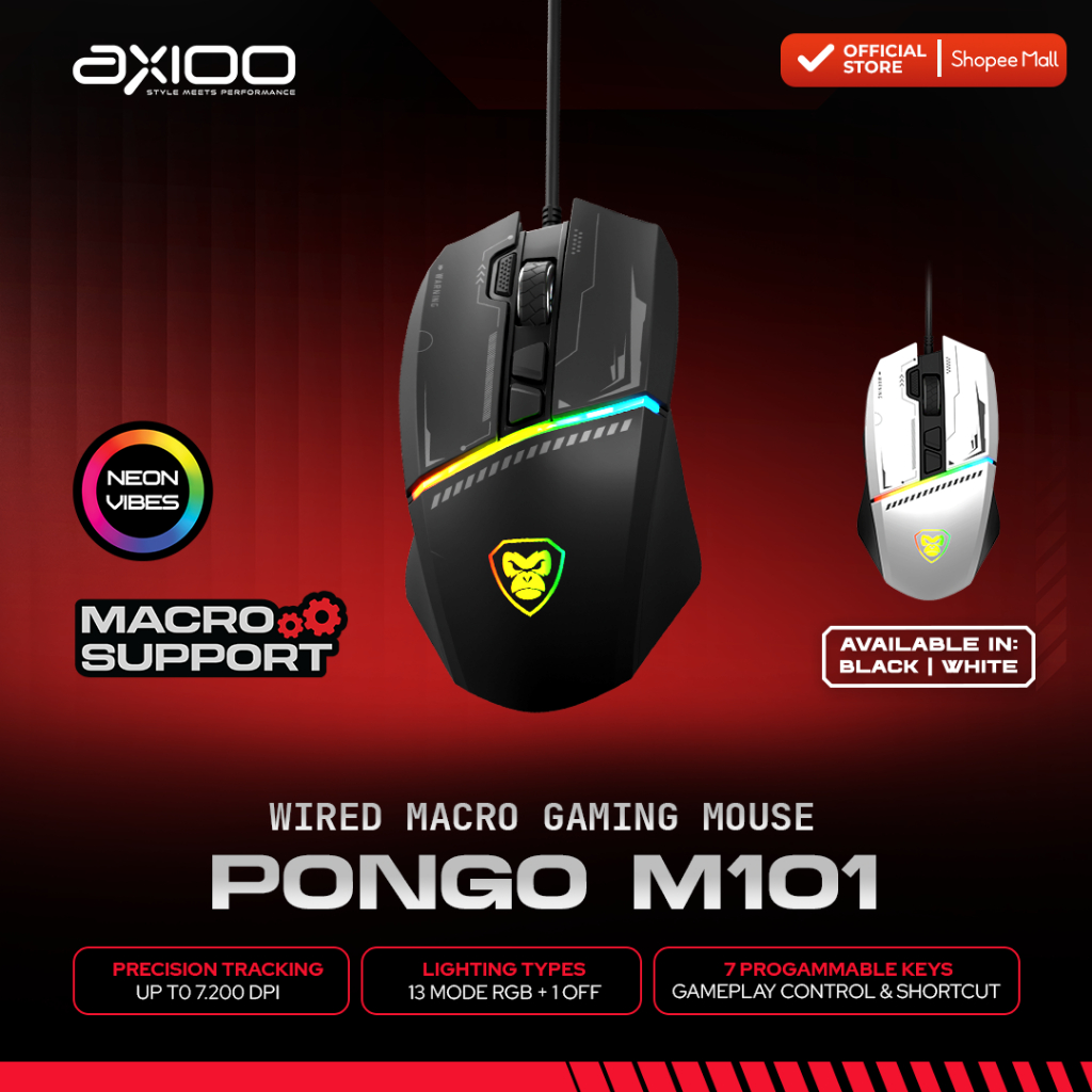 Jual Pongo M101 Gaming Mouse | Shopee Indonesia