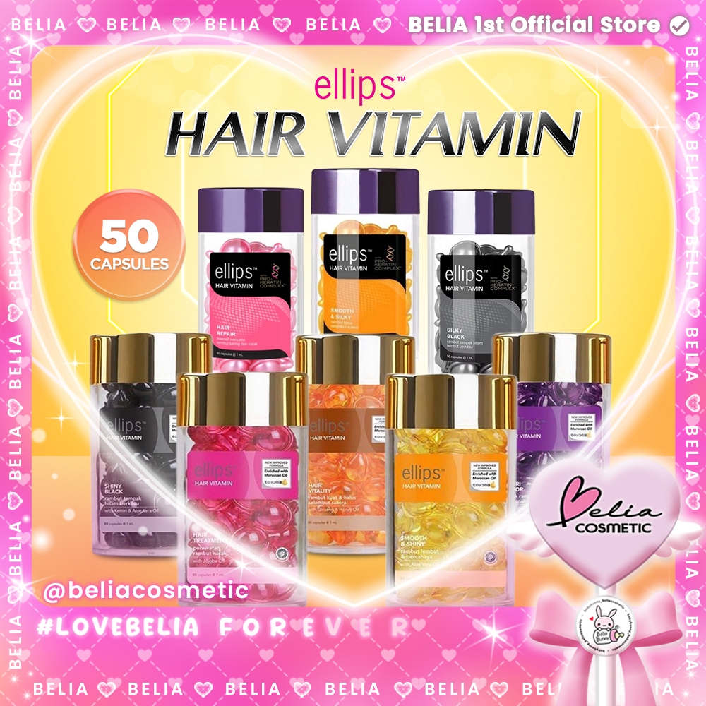 Jual BELIA ELLIPS Hair Vitamin botol isi | Elips PRO Keratin ...