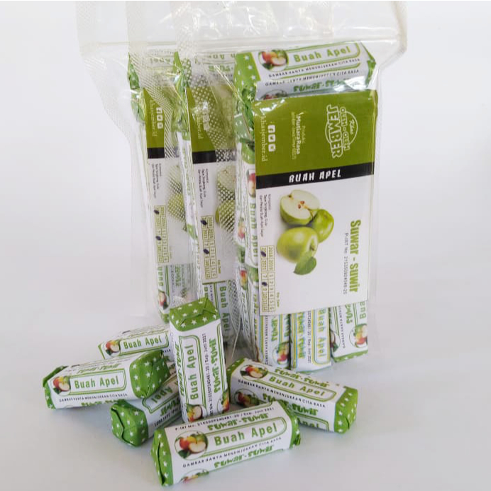 Jual Suwar suwir / Permen Tape varian rasa buah apel khas jember ...