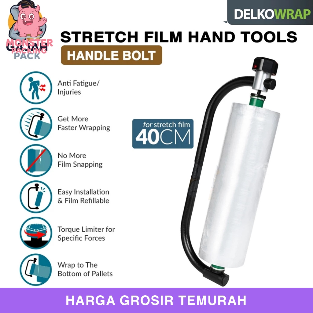 Jual Handle Stretch Film BOLT Hand Tool Dispenser Alat Pegangan Plastik ...