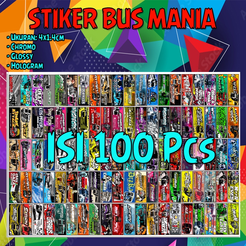 Jual Stiker Bus Basuri Stiker Bus Mania Stiker Bus Telolet Lanskap Isi ...