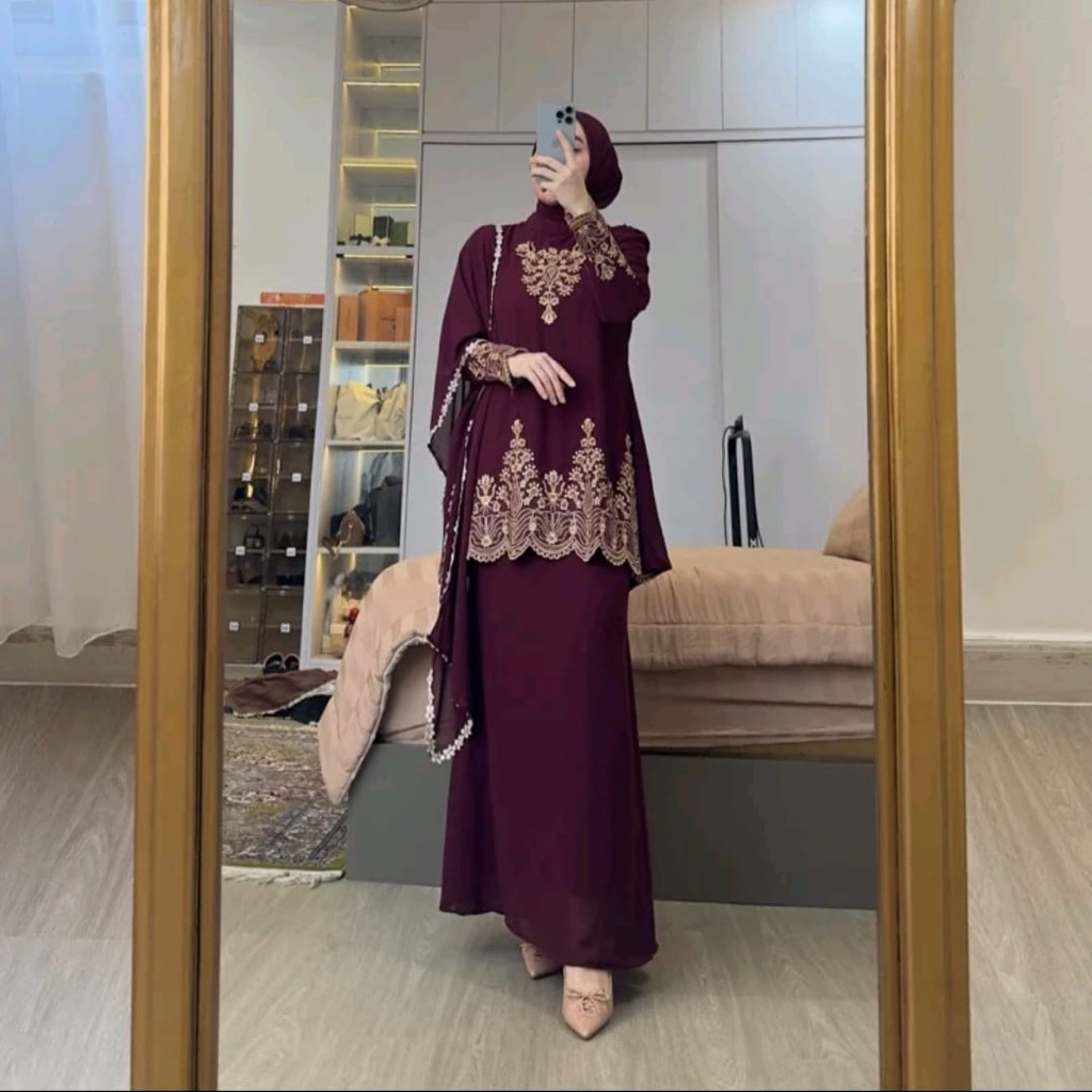 Produk Rinjani gamis | Shopee Indonesia