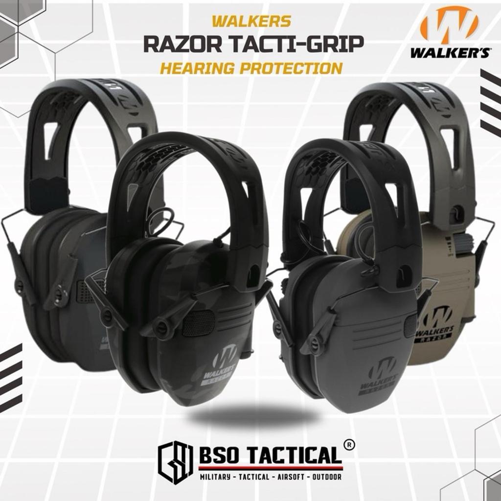 Jual Walkers Earmuff Razor Tacti Grip Muffs Tactical Hearing Protection ...