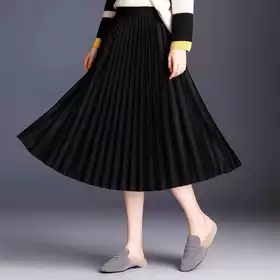 Rok Plisket Bludru Velvet 7 8 Premium All Size
