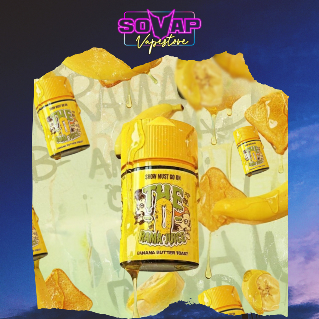 Jual The O Rama V4 Banana Butter Toast 3mg & 6mg 60ml | Shopee Indonesia