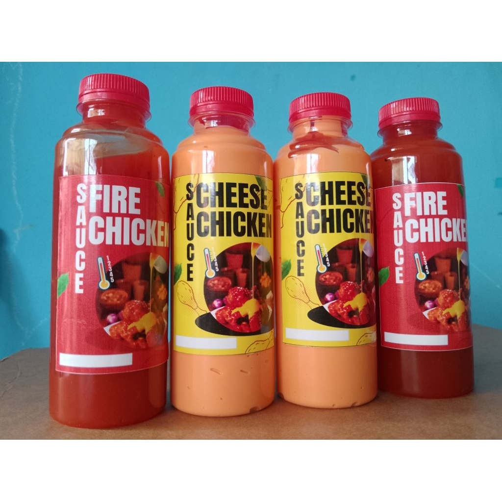 Jual Paket Saus Richeese Level 5 + Cheese Sauce | Shopee Indonesia