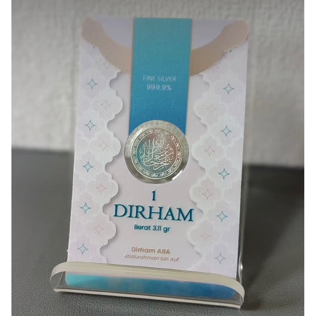 Jual READY siap kirim‼️ SILVERIUM - 1 Dirham ABA 3,11 Gram Abdurahman ...