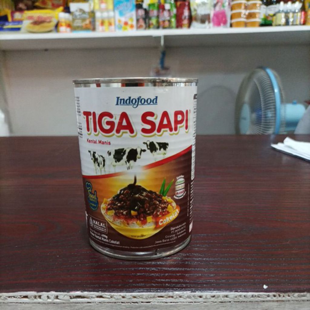 Jual Tiga Sapi Susu Kental Manis 490g, tersedia rasa Original dan ...
