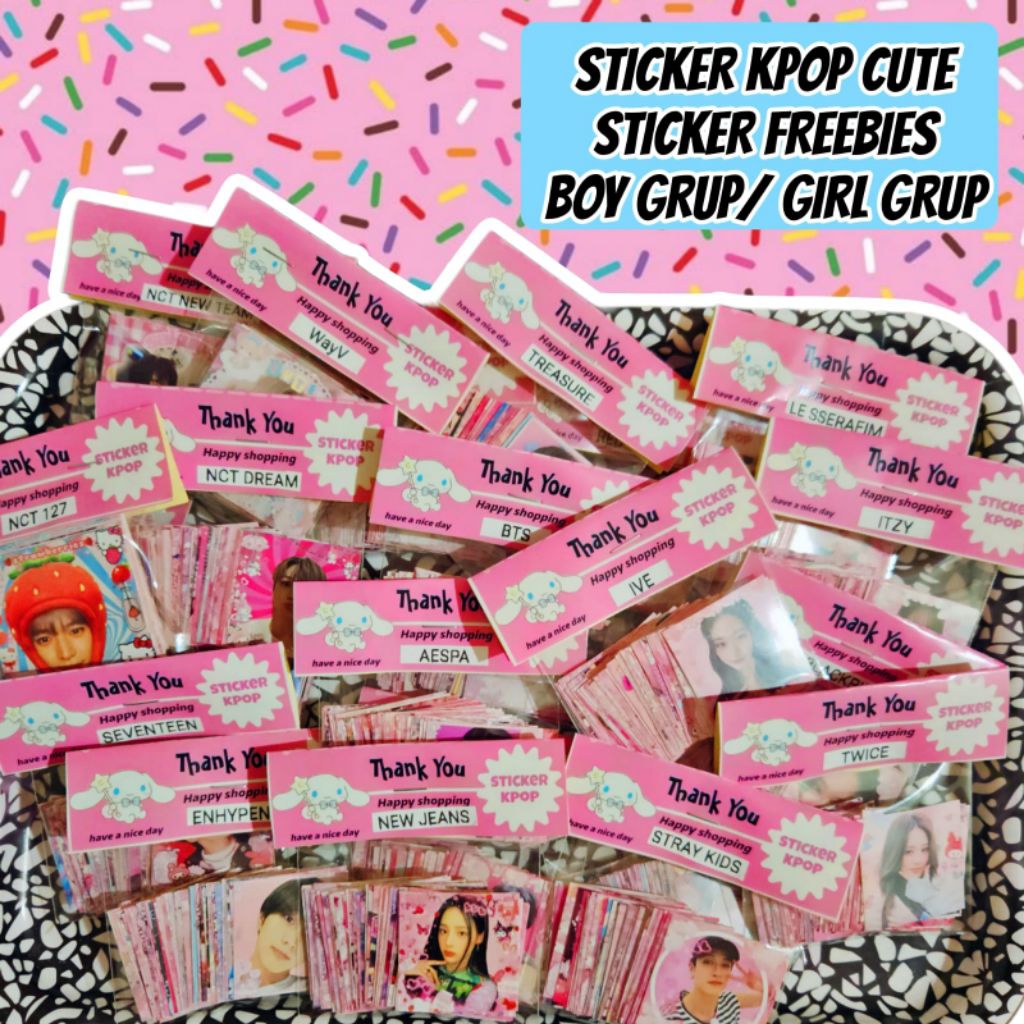 Jual [50pcs] Sticker cute kpop nct dream nct127 WayV sticker ala selkor ...