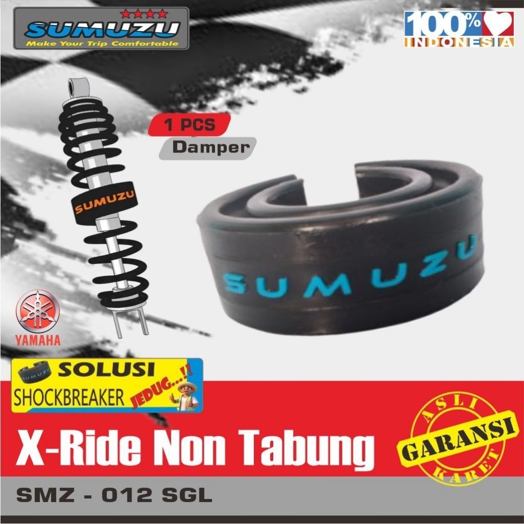 Jual Karet Damper Motor Spring Buffer Shock Breaker Motor YAMAHA X-RIDE ...