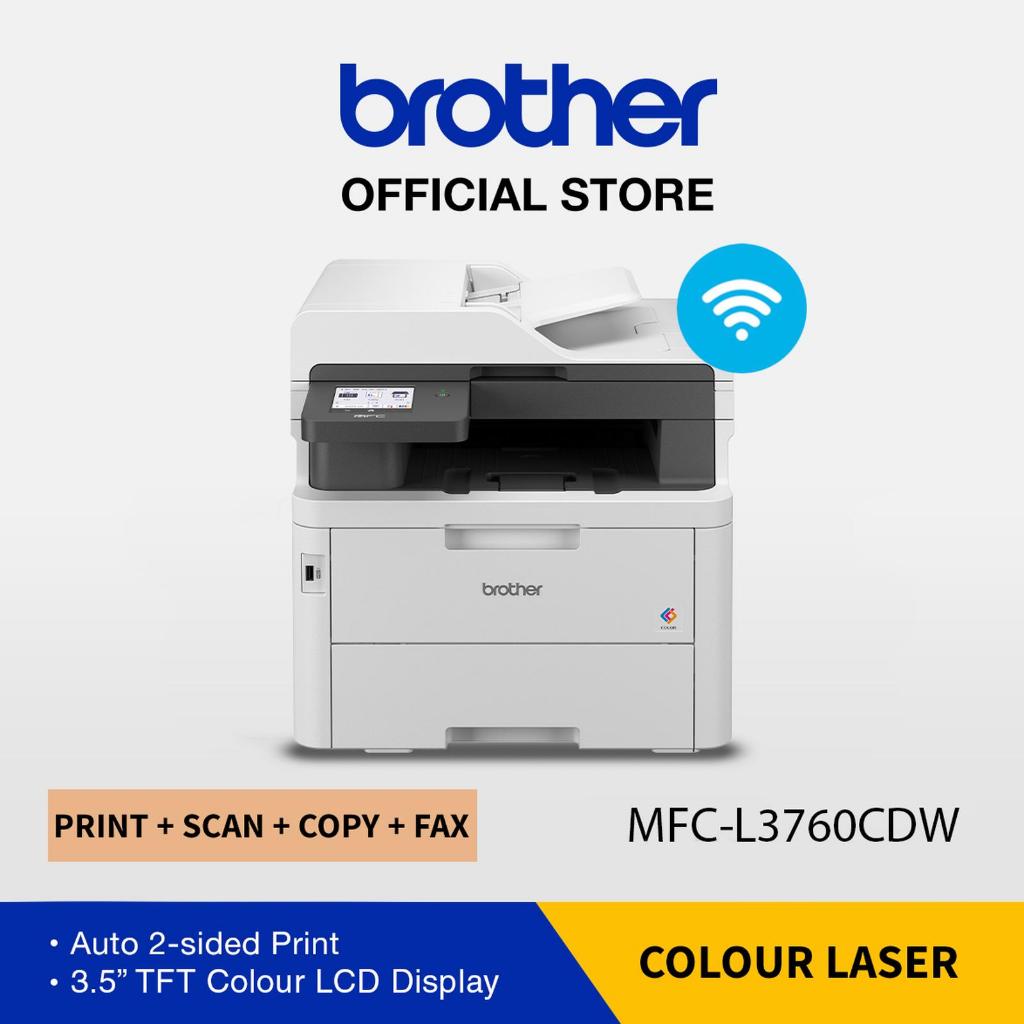 Jual Brother MFC-L3760CDW Colour Laser LED Multi-Function Printer ...