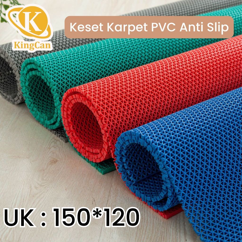 Jual Keset Kamar Mandi Anti Slip PVC Jaring Tebal 6mm - Anti Genangan ...