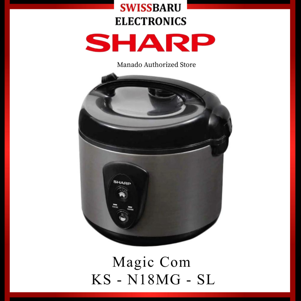 Jual SHARP KS N18MG SL Rice Cooker 1.8 Liter 390 Watt | Shopee Indonesia