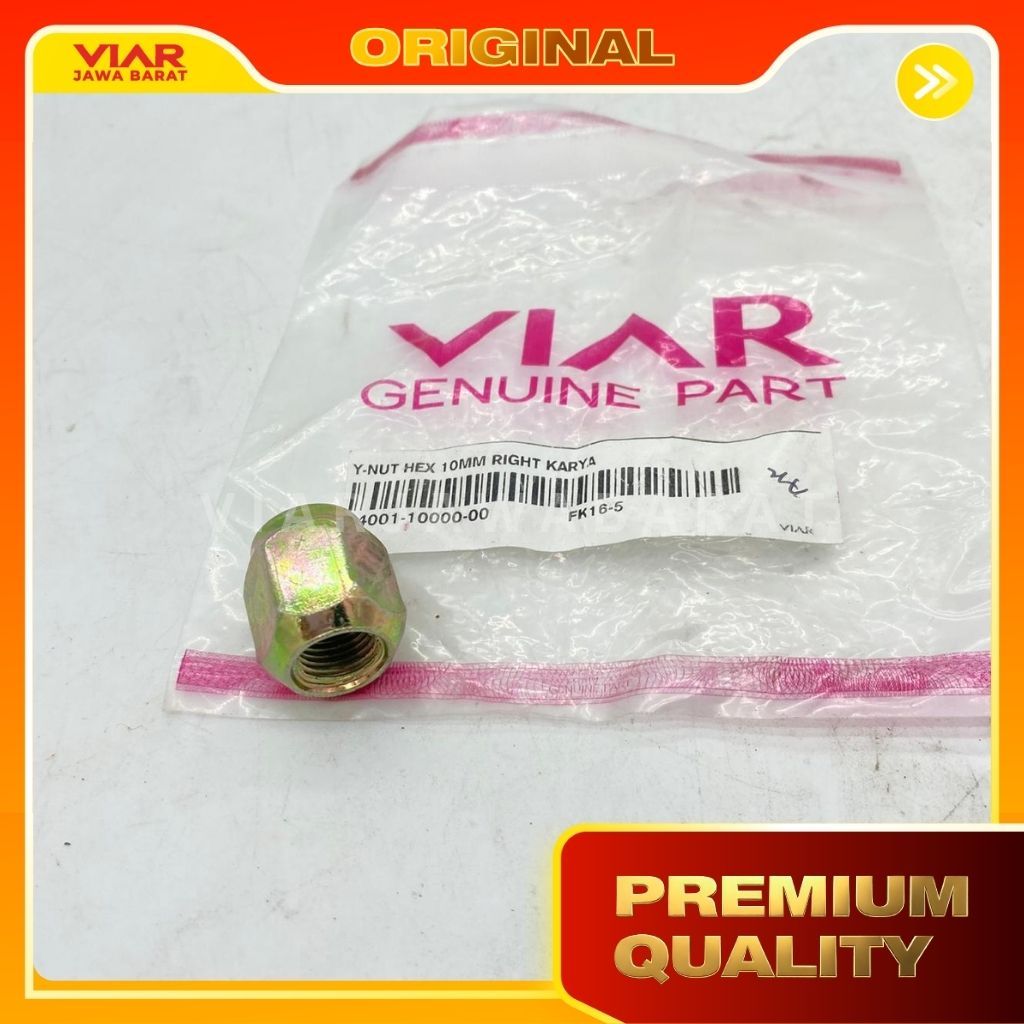 Jual Mur Roda Kanan // Nut Hex 10mm Right Motor Roda Tiga ORIGINAL ...