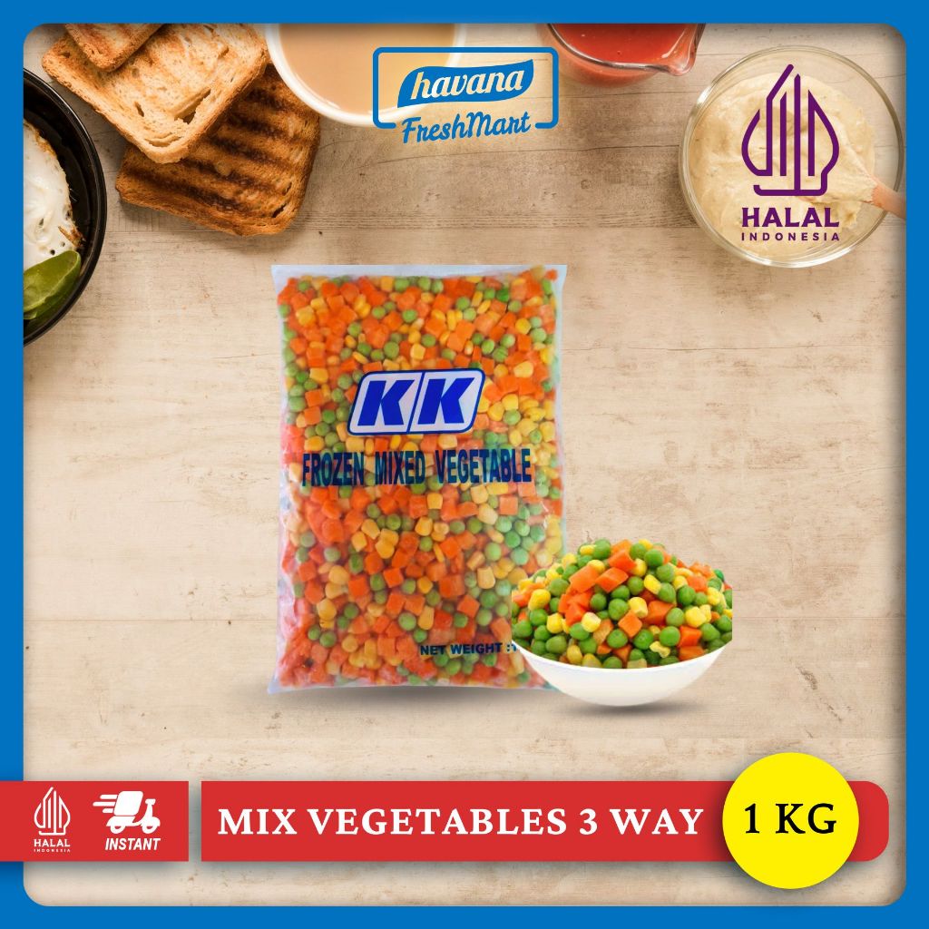 Jual Mix Vegetable 1kg | Shopee Indonesia