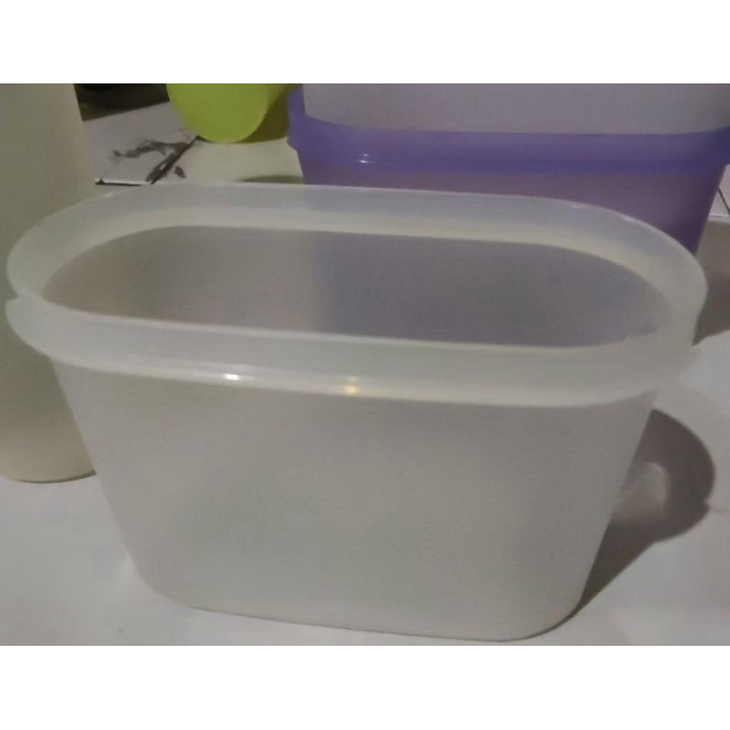Jual Base oval putih 1.1 L Tupperware sekenn/mantann original | Shopee ...