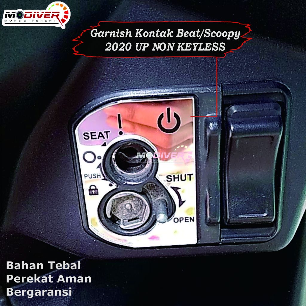 Jual BEAT - Emblem Garnish Cover Kontak Kunci Keyless & Non Keyless ...