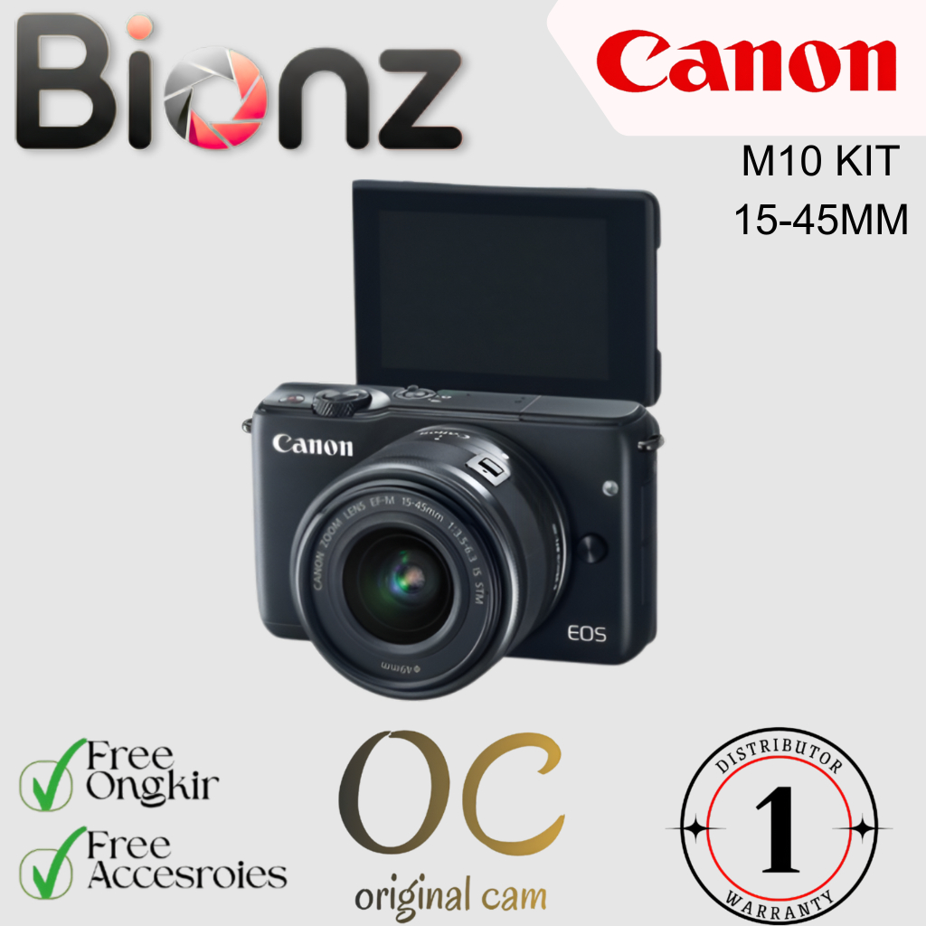 Jual CAMERA CANON M10 KIT 15-45MM IS STM / CANON M10 KIT 15-45MM IS STM ...